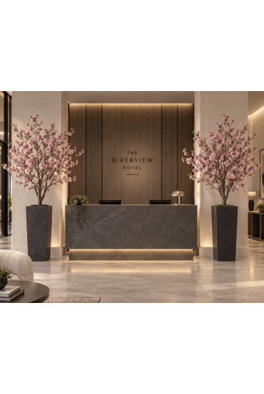 2.5m Artificial Cherry Blossom Tree (Colour Options)
