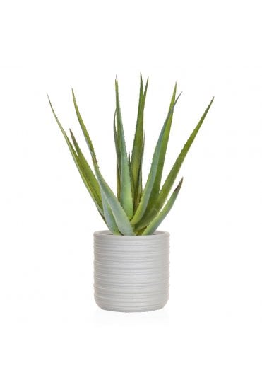 Artificial Aloe Succulent Plant 58cm Potted