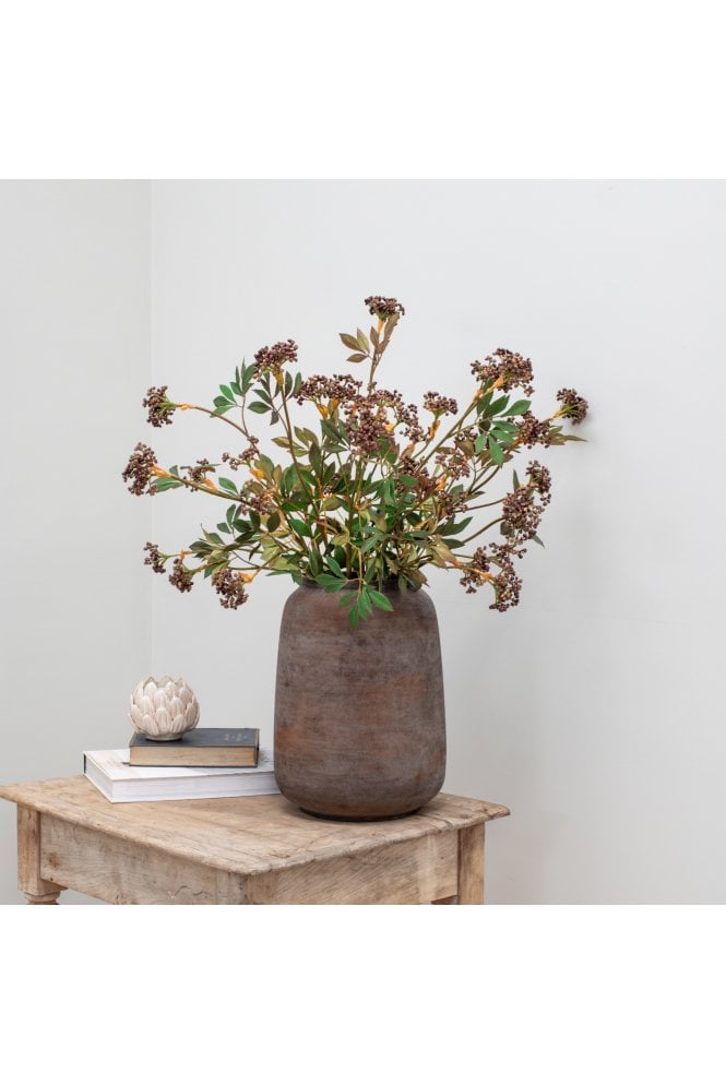 Artificial Berry Foliage- Brown 
