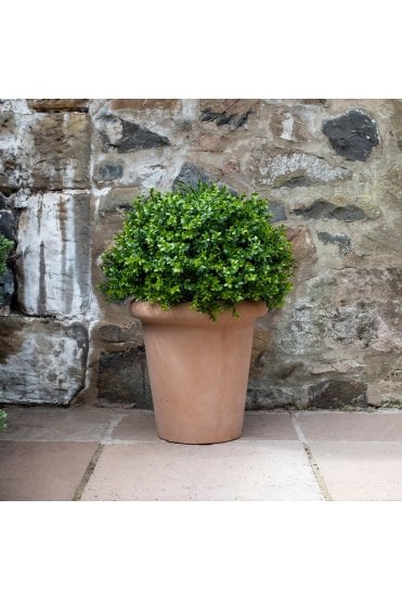 Artificial Buxus Ball In Terracotta Base - 2 Size Options