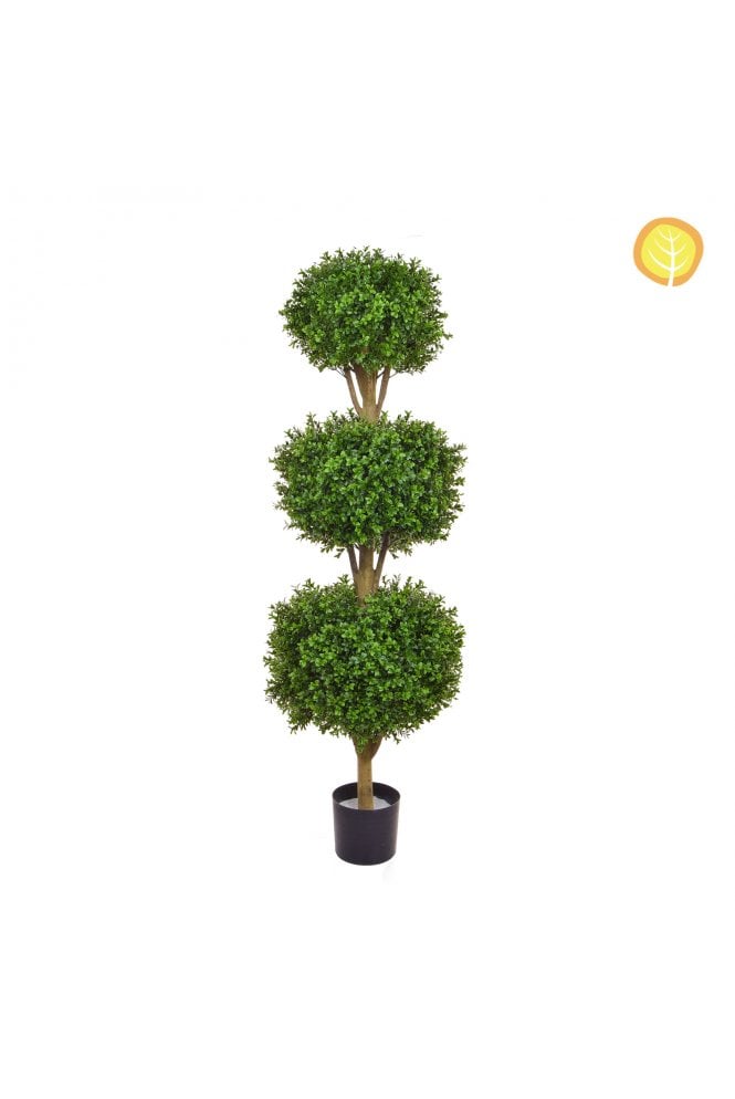The Artificial Plants Shop Artificial Buxus Triple Ball UV Resistant