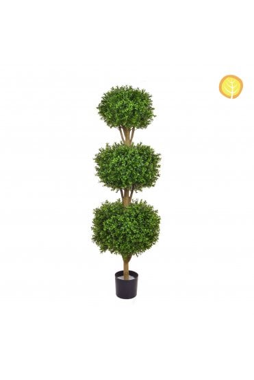 Artificial Buxus Triple Ball UV Resistant