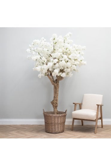 Artificial Cherry Blossom Tree 2.1m - White