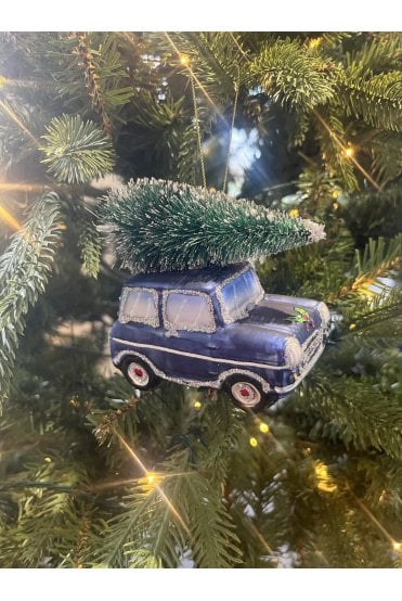 Artificial Christmas Tree Decoration - BlueMini With Tree