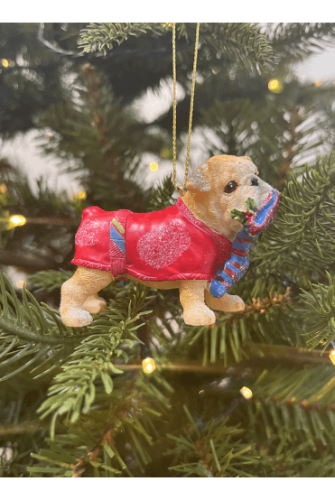 Artificial Christmas Tree Decoration - Bulldog