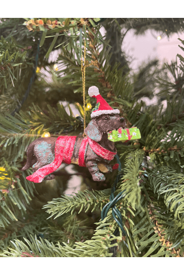 Artificial Christmas Tree Decoration - Dachsund
