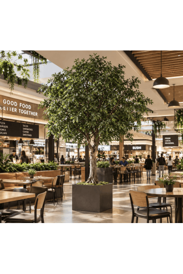 Artificial Full Size Oak Tree