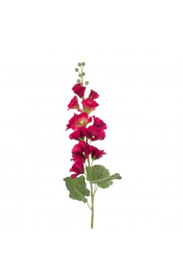 Artificial Hollyhock Beauty - Eco Friendly
