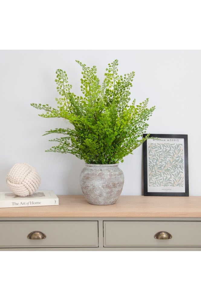 Artificial Maidenhair Fern in Pot 