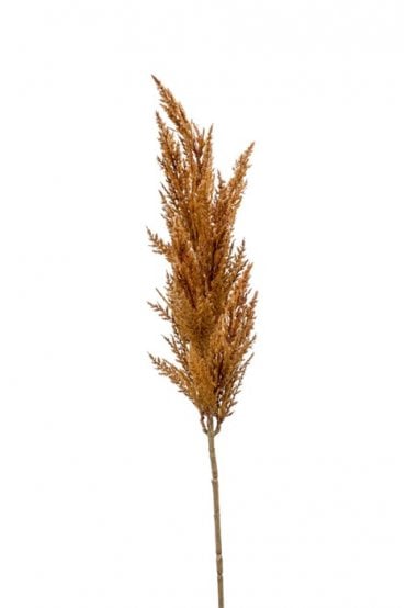 Artificial Pampas Grass Burnt Orange