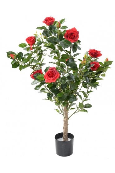 Artificial Rose Tree Red 100cm