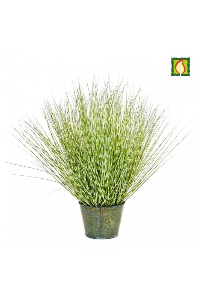 The Artificial Plants Shop Artificial Zebra Grass in Metal Base 86cm