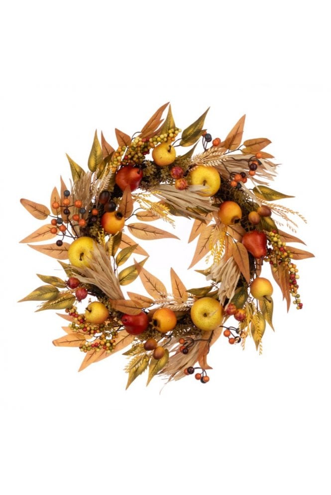 The Artificial Plants Shop Autumn Fruit Wreath – 61cm