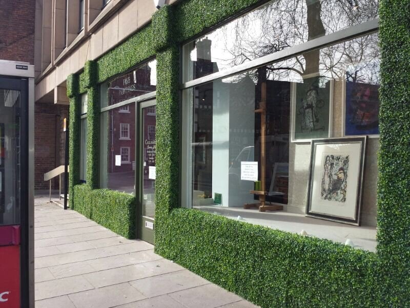Bespoke Artificial Boxwood Hedge Installation