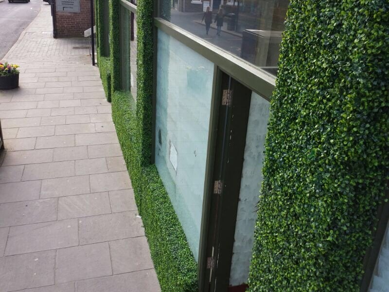 Bespoke Artificial Boxwood Hedge Installation