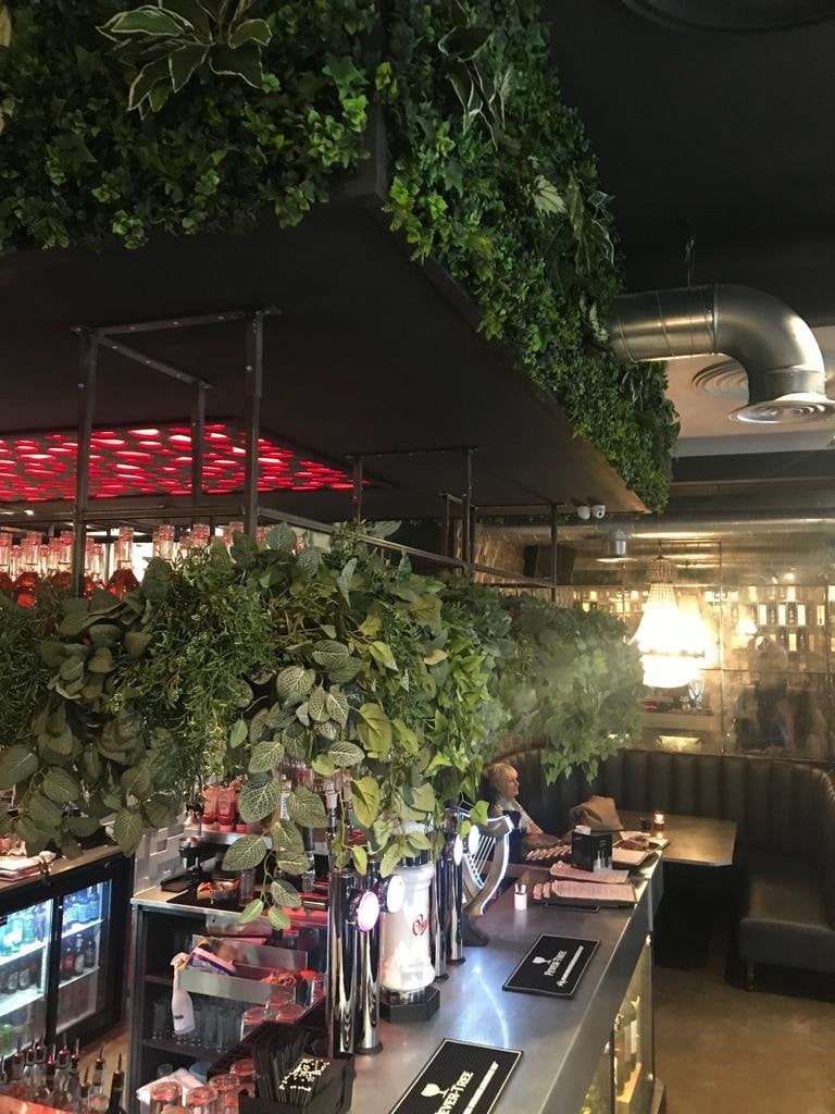 Bespoke Artificial Green Plants Installation