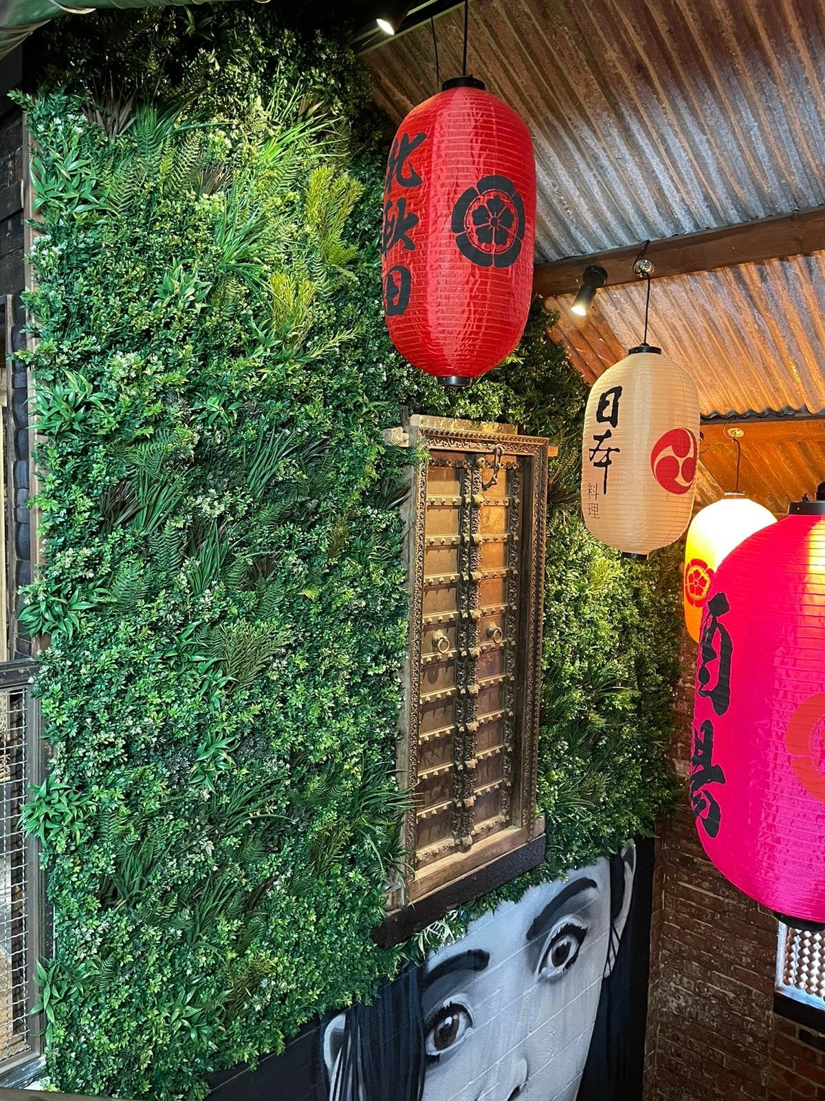 Artificial Living Wall UV & IFR