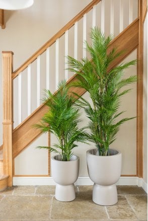 Pure Beige Footed Planter