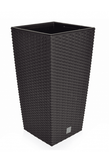 Rattan Planter Tall Square