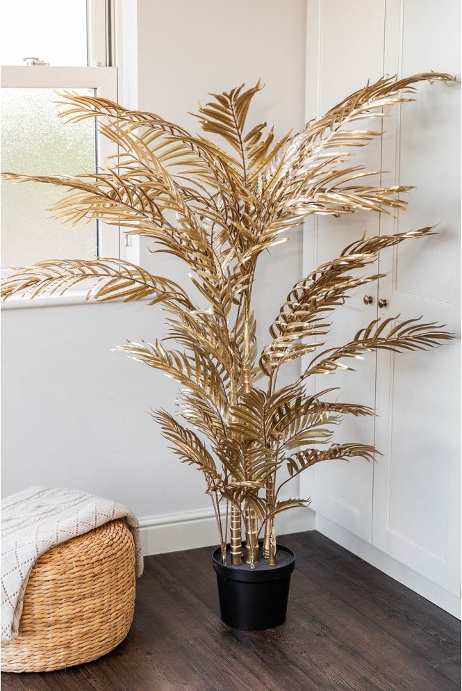 The Artificial Plants Shop Artificial Areca Palm Gold 145cm