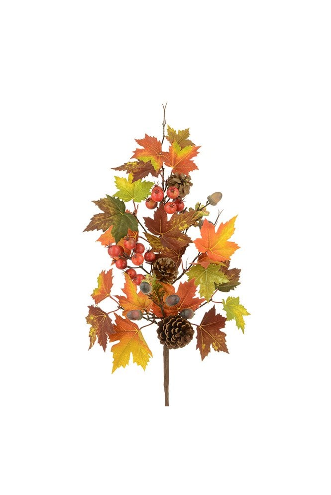 The Artificial Plants Shop Artificial Autumnal Foliage Spray 83cm