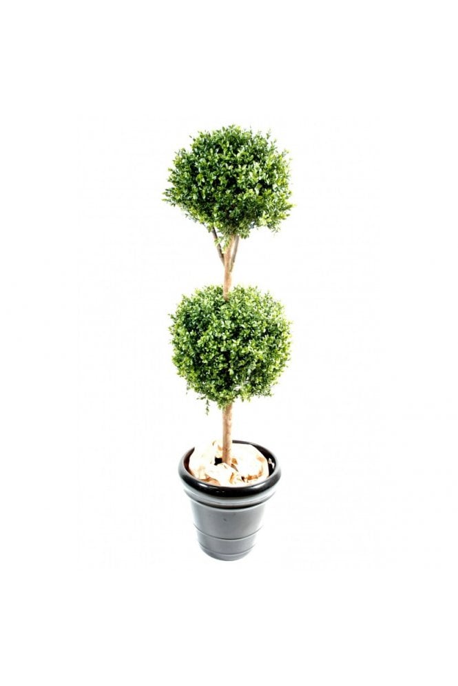 The Artificial Plants Shop Artificial Boxwood Double Ball Topiary Trees