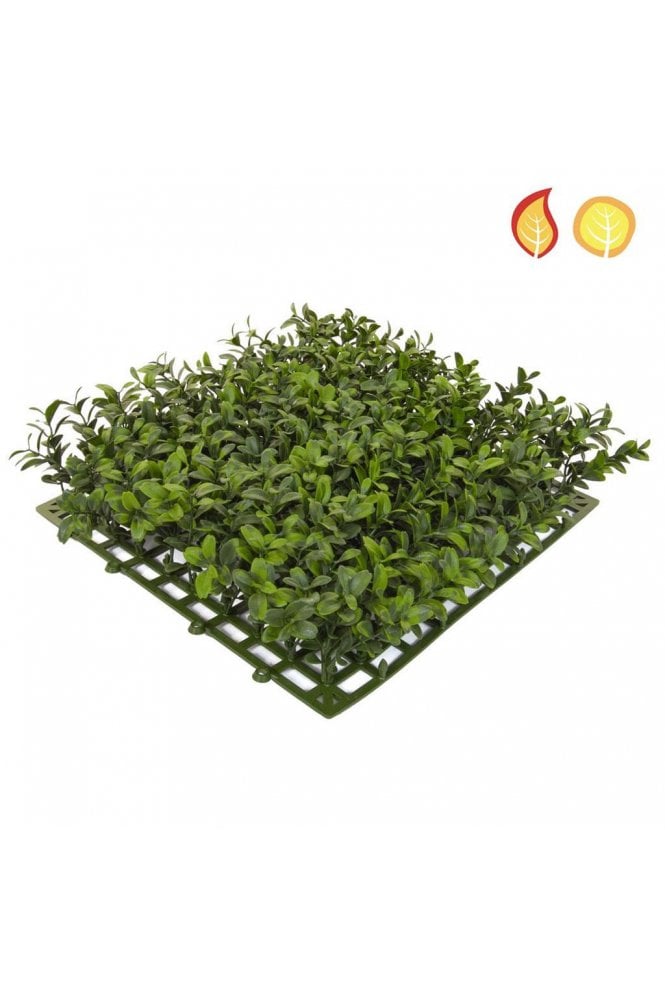 The Artificial Plants Shop Artificial Boxwood Hedge Top Mat UV & IFR