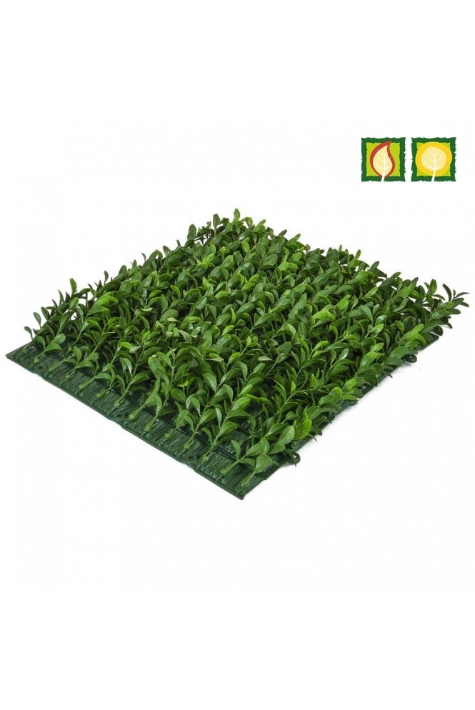 The Artificial Plants Shop Artificial Boxwood Mat IFR and UV Protected Side Mat