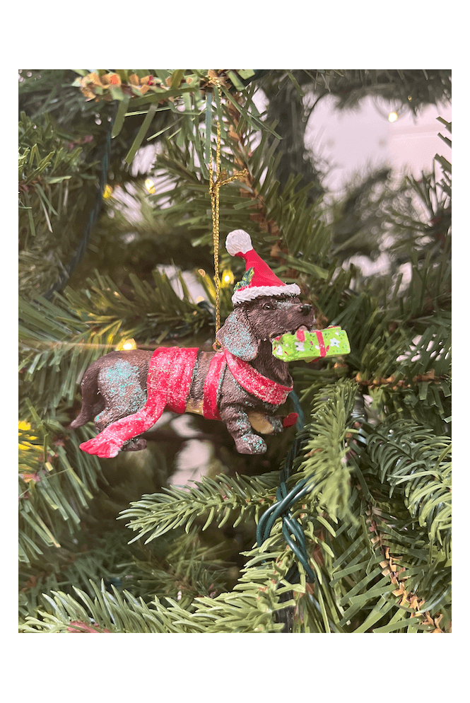 The Artificial Plants Shop Artificial Christmas Tree Decoration - Dachsund