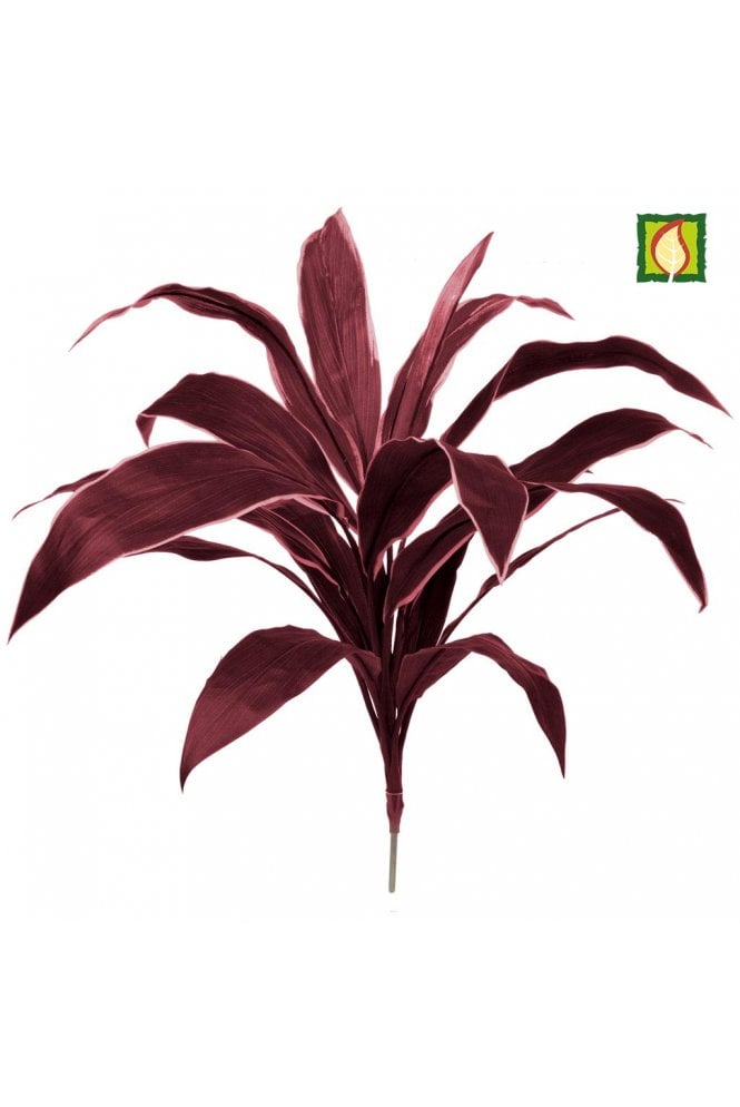 The Artificial Plants Shop Artificial Cordyline Burgundy - Flame Retardant