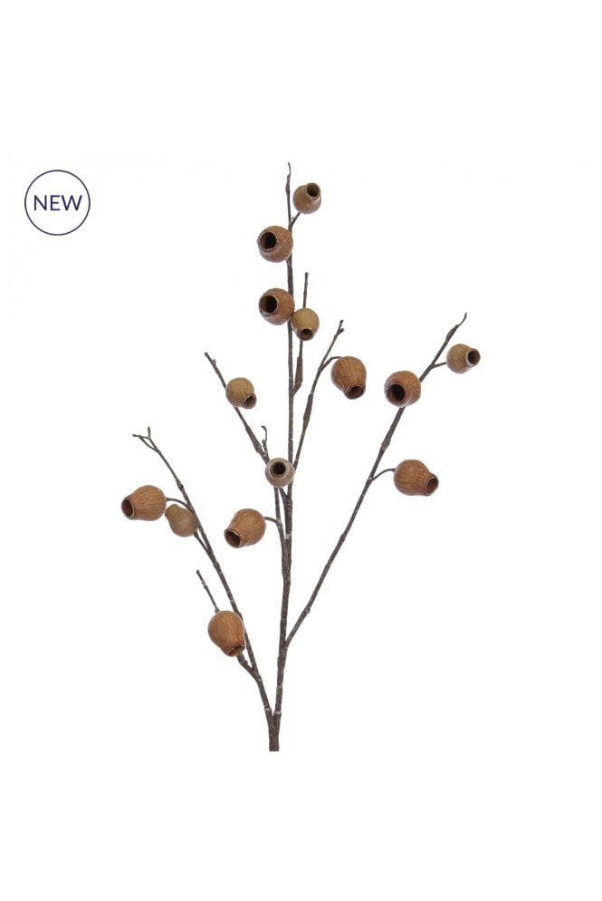 The Artificial Plants Shop Artificial Eucalyptus Pod Spay 85cm
