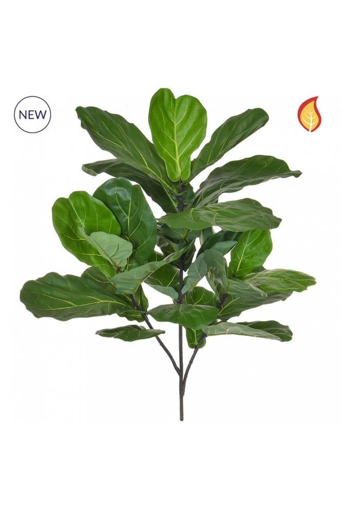 The Artificial Plants Shop Artificial Fiddle Leaf Spray 105cm Flame Retardant
