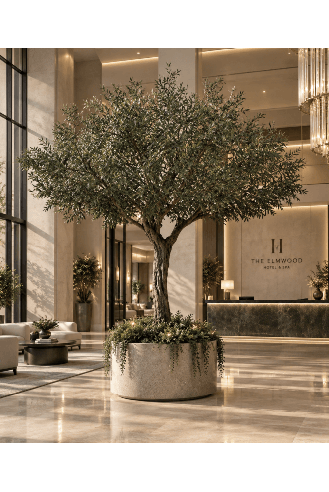 The Artificial Plants Shop Artificial Giant Olive Tree UV Resistant 4.4m