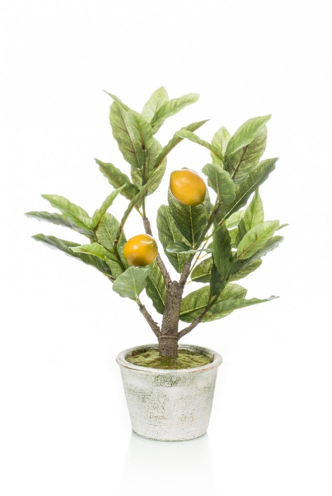 The Artificial Plants Shop Artificial Lemon Tree 45cm Potted