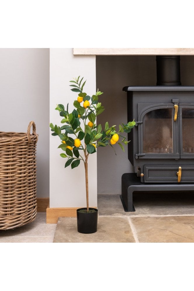 The Artificial Plants Shop Artificial Lemon Tree 90cm