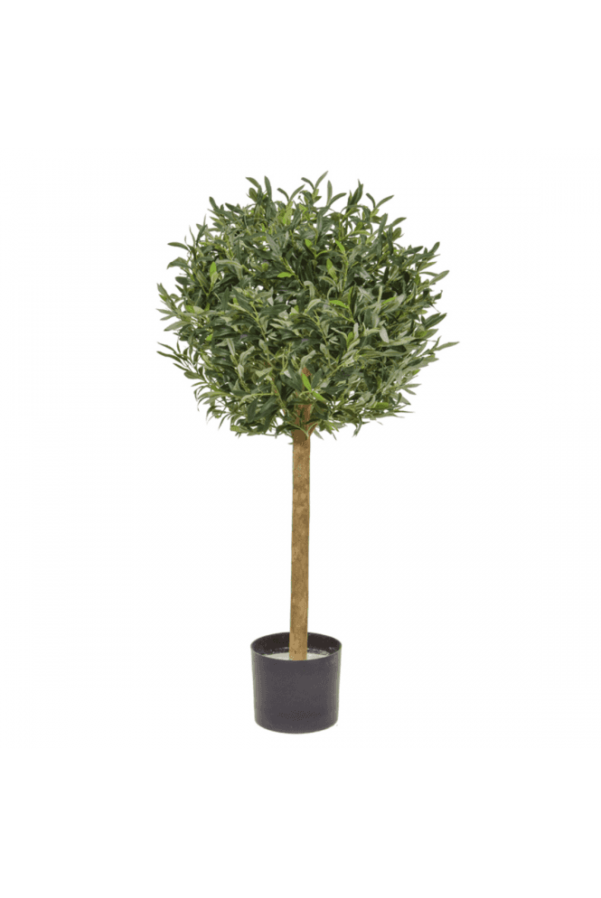 The Artificial Plants Shop Artificial Olive Ball Tree 90cm