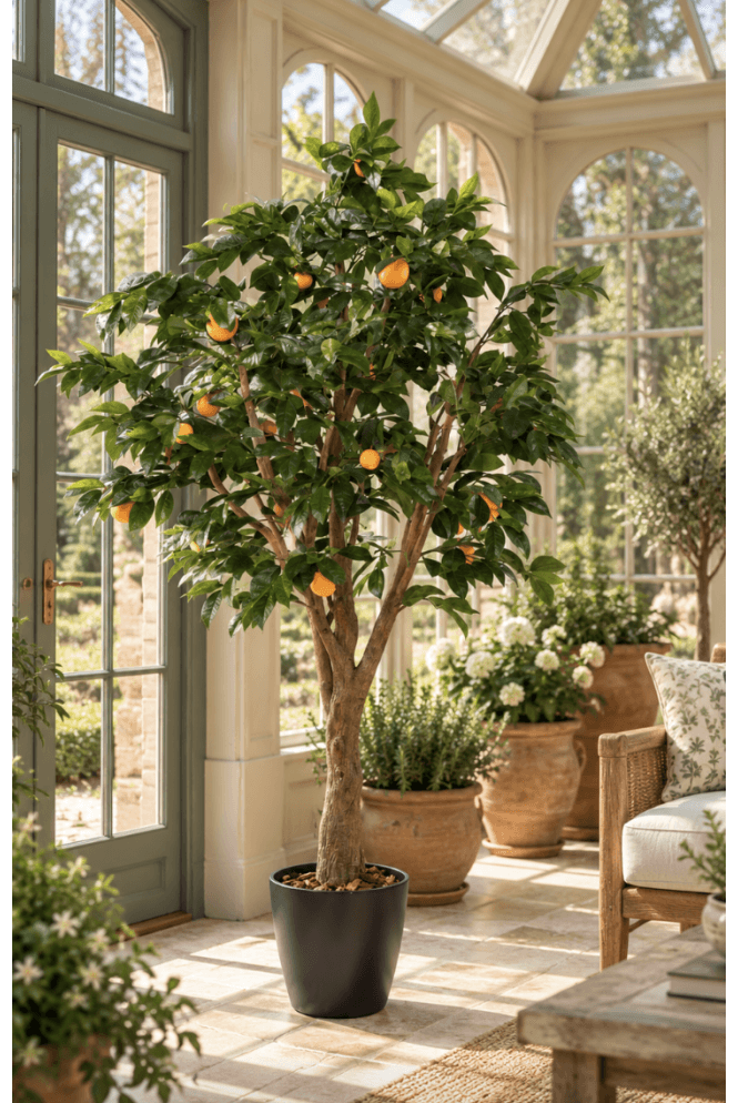The Artificial Plants Shop Artificial Orange Multi-Branch Tree