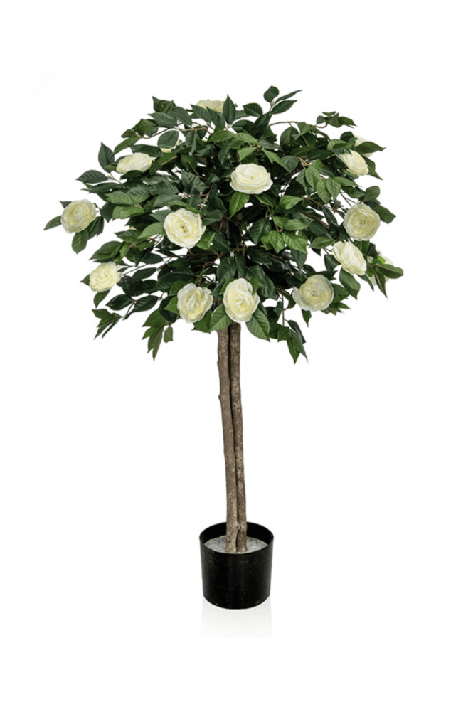 The Artificial Plants Shop Artificial Potted Camellia Tree