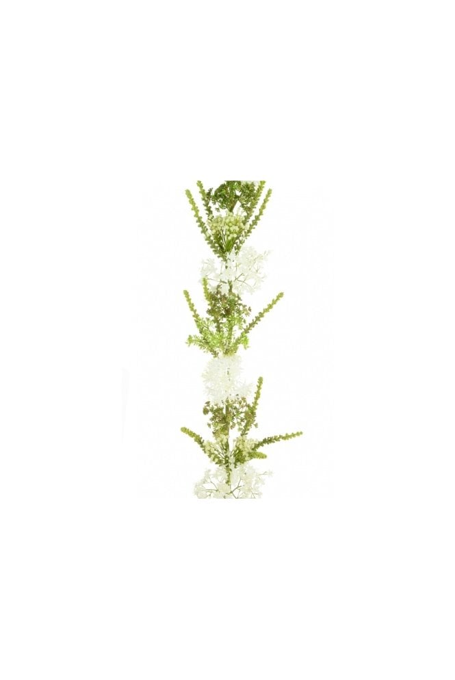 The Artificial Plants Shop Artificial Queen Ann Lace Garland Cream