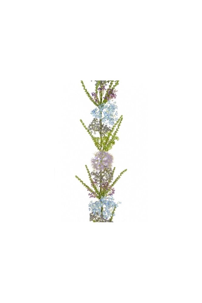 The Artificial Plants Shop Artificial Queen Ann Lace Garland Purple