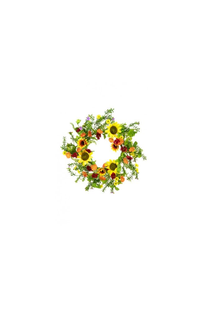 The Artificial Plants Shop Artificial Sunflower Wreath