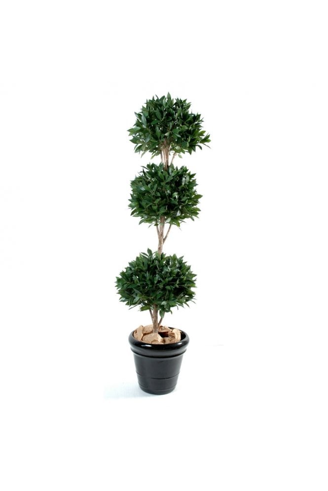 The Artificial Plants Shop Artificial Triple Ball Bay Tree