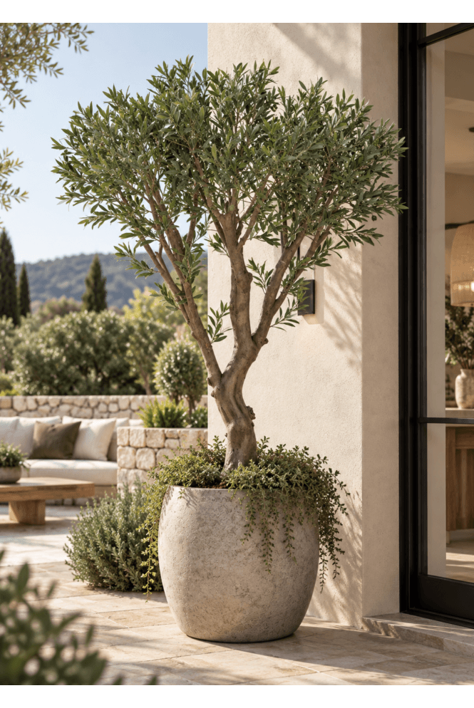 The Artificial Plants Shop Artificial UV Protected Olive Tree