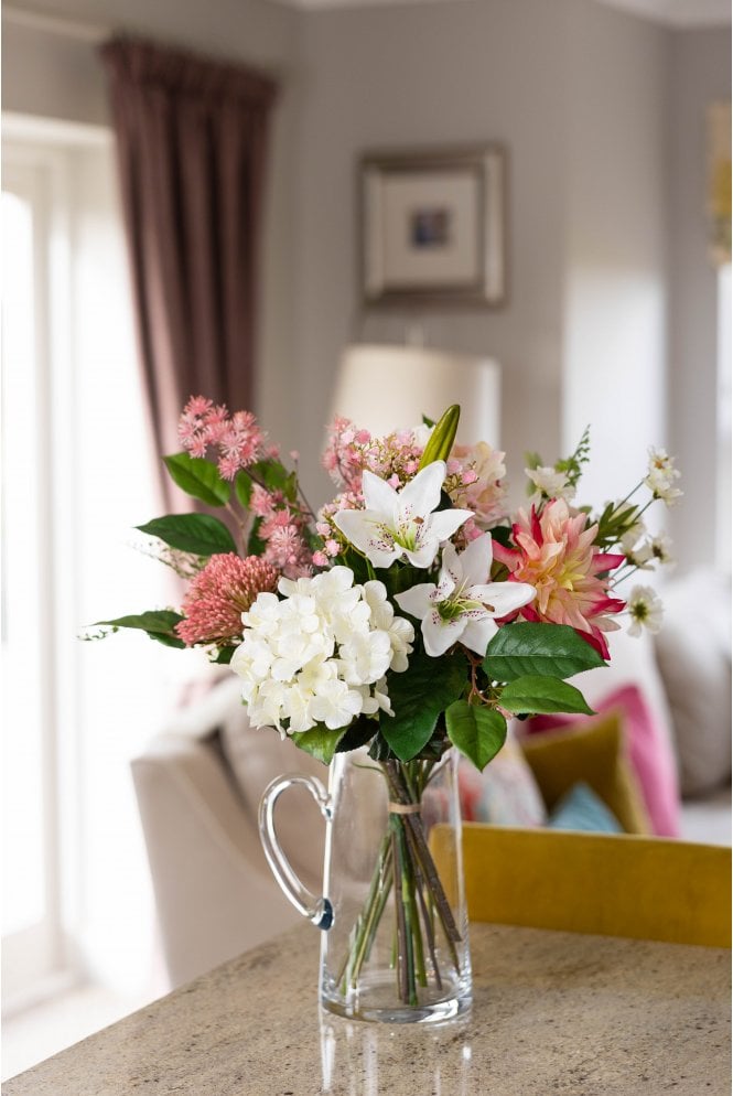 The Artificial Plants Shop Artificial Wild Flower Pastel Bouquet