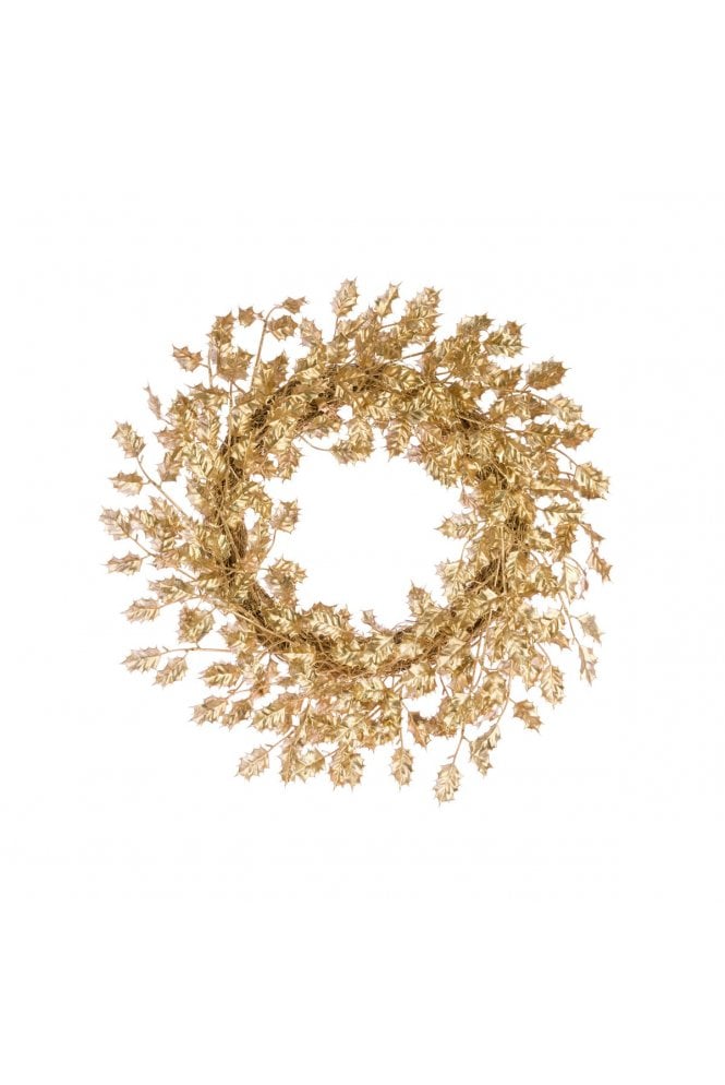 The Artificial Plants Shop Gold Metallic Christmas Wreath